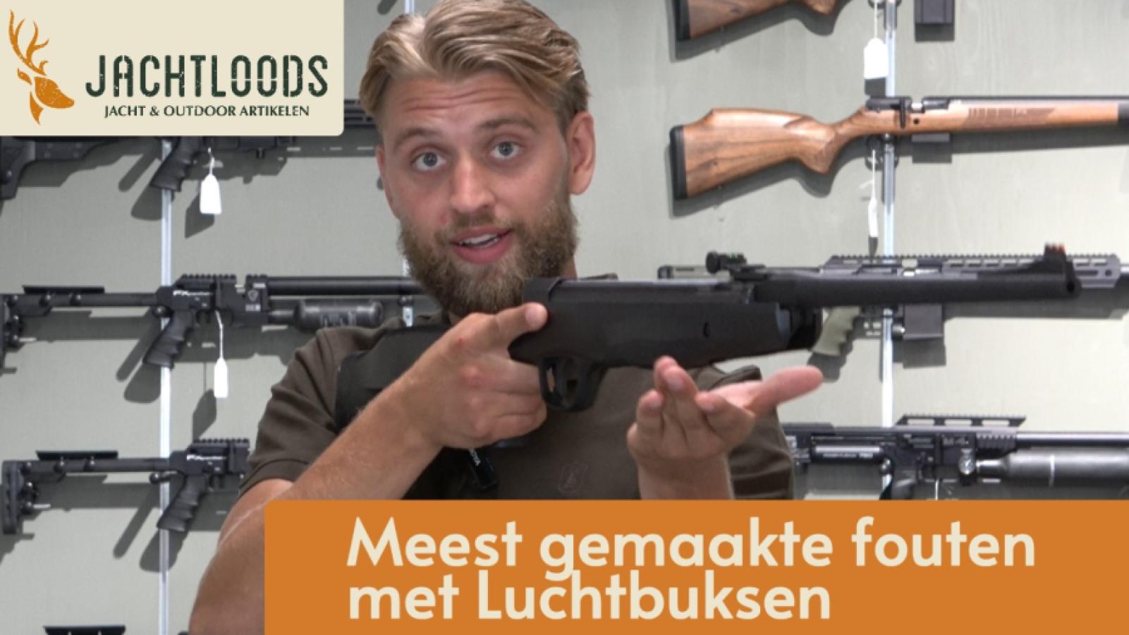 meest gemaakte fouten luchtbuks