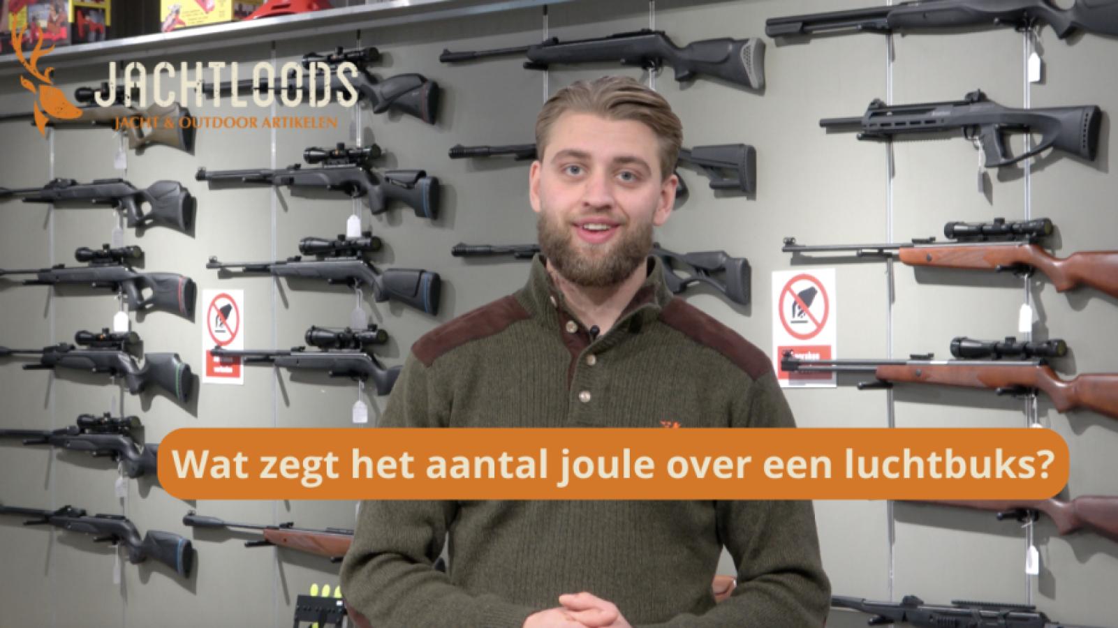 Wat zegt een aantal joule over een luchtbuks?